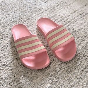 Pink Adidas Adilette Aqua Slides women’s size 10